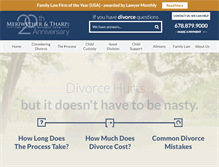Tablet Screenshot of divorcelawyeratlanta.com